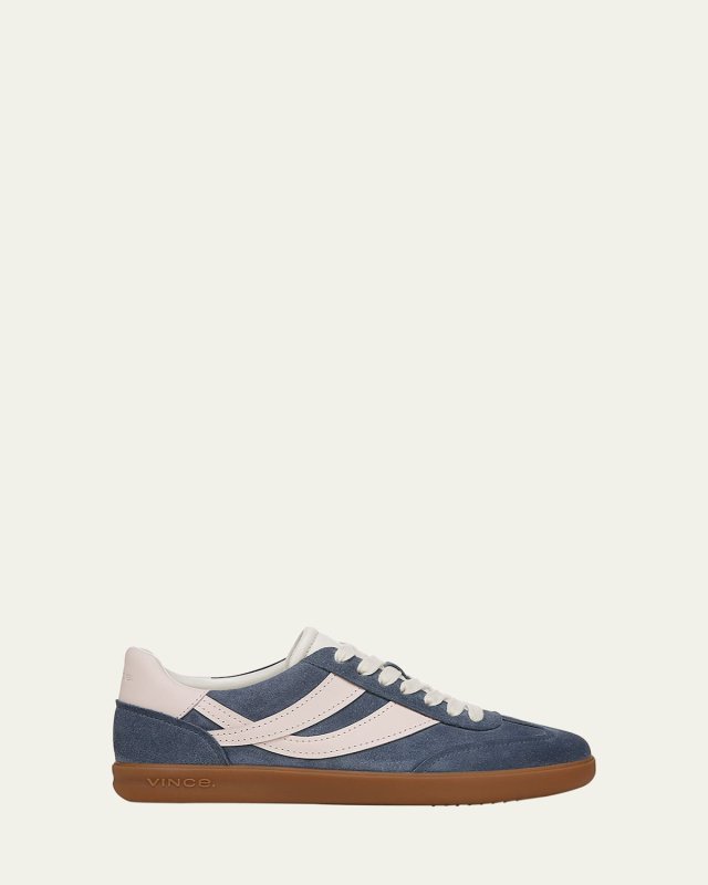 Oasis Mixed Leather Retro Sneakers